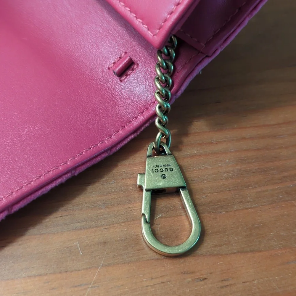 Authentic Gucci Marmont Love velvet clutch - Picture 7 of 10